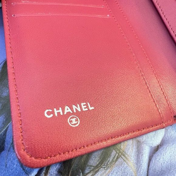 Auth CHANEL Wallet • L Zip Pocket in Quilted Gradient Pink Leather Authentic - Picture 4 of 13
